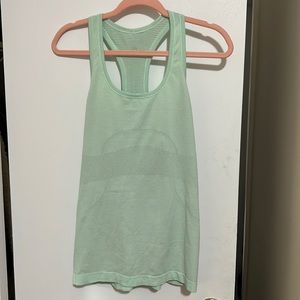 GUC Lululemon swiftly tank size 8 in green